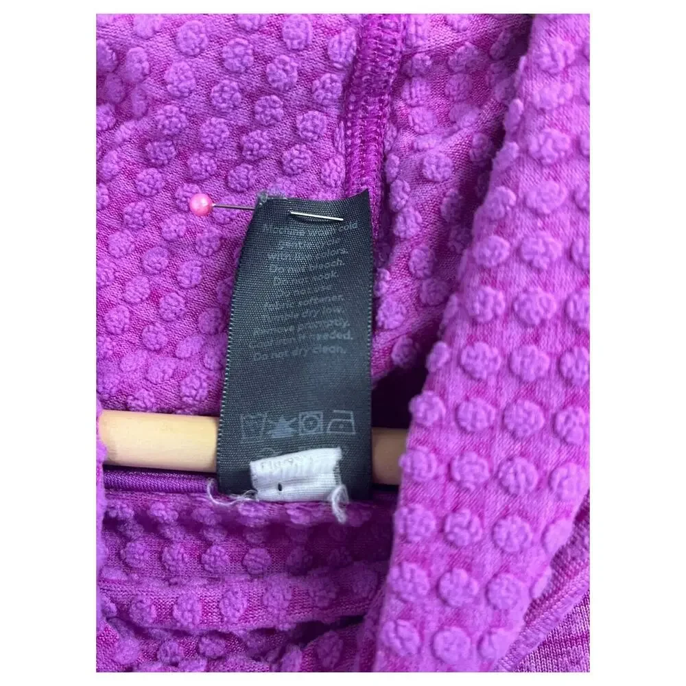 Champion Top Womens XX Large Purple Funnel Neck Pullover Long Sleeve Cozy Comfy